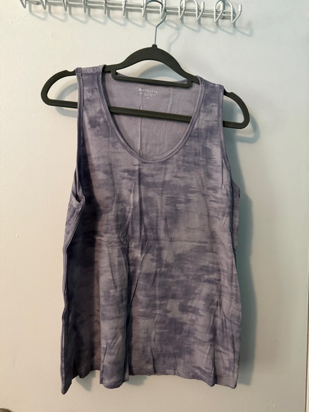 Athleta Lavender Tie-Dye Scoop Tank